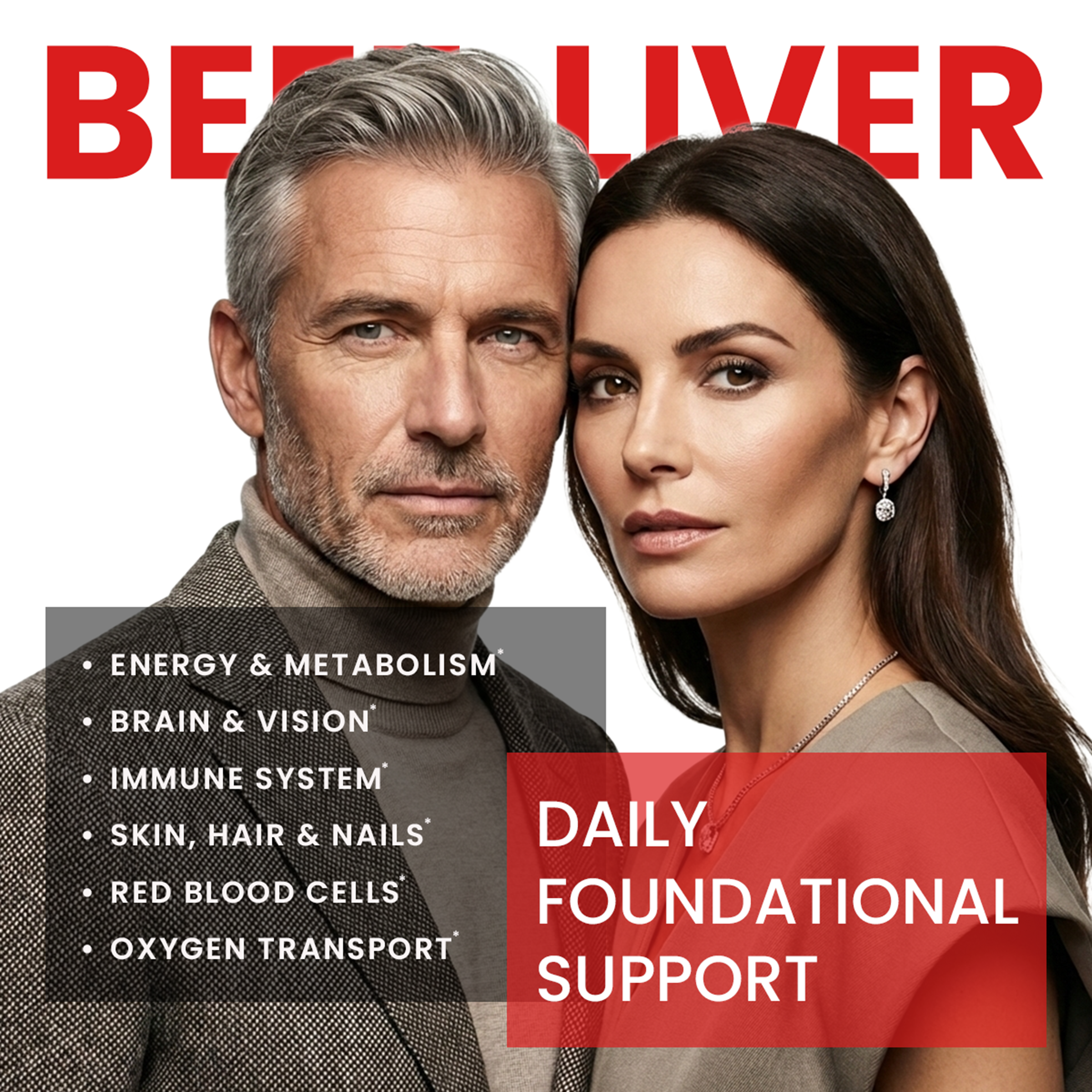 Beef Liver Capsules – USA-Made (Value Pack) Whole Food Source of 30+ Bioavailable Nutrients: Vitamin A, B12, Folate, Heme Iron, Zinc for Energy, Immunity, Skin – 100% Grass-Fed Beef Organ Supplement